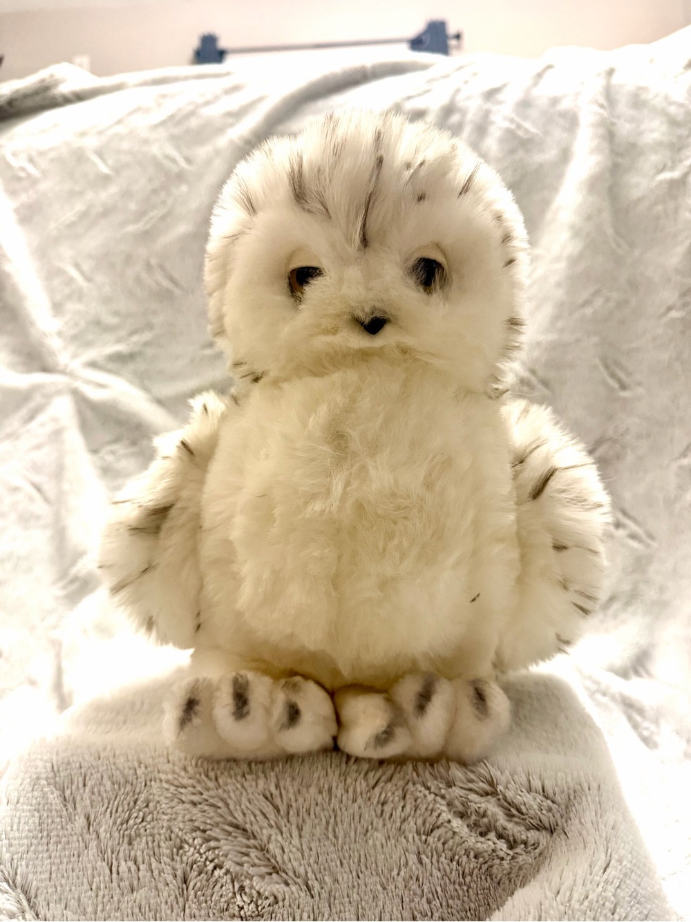 Vintage 1981 R. Dakin & Company Snowy Owl Plush Stuffed Animal